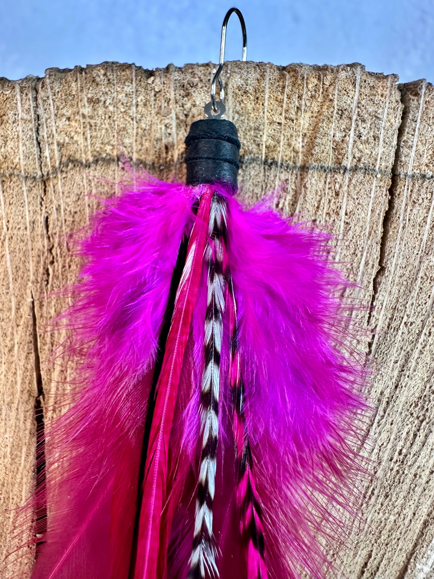 The Blanche – Handmade 8 inch Feather Earrings Inspired by Blanche Devereaux