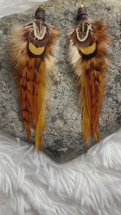 The Autumn Rust Mini Earrings